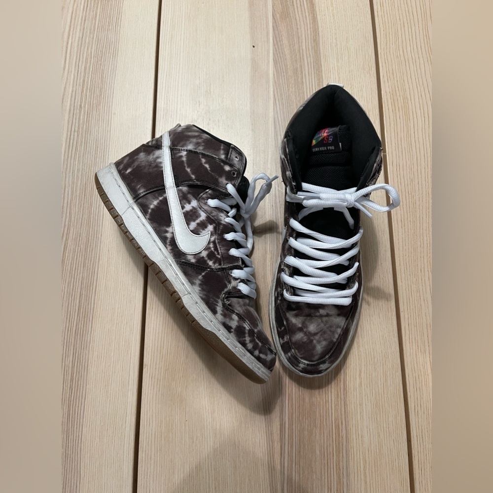 Nike Dunk High SB “Tie Dye” Premium‎ Shoes 313171-023 Size 10